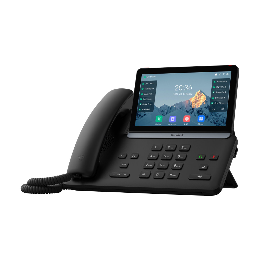 Produktbild för Yealink SIP-T87W - VoIP-telefon med nummerpresentation/samtal väntar - 10-riktad samtalsförmåg