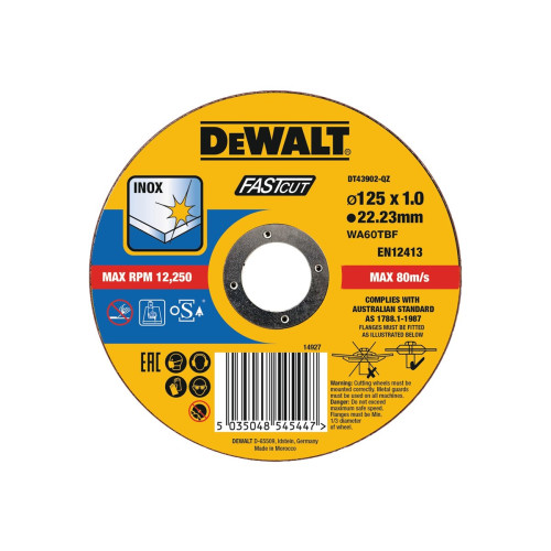 DeWalt DeWALT DT43902-QZ - skärskiva - för metall, betong
