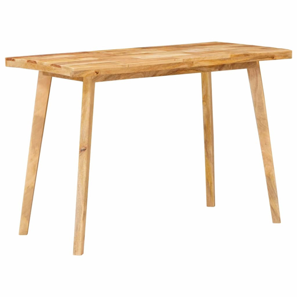 Produktbild för Matbord Naturfärg 100 x 55 x 75 cm Massivt mangoträ
