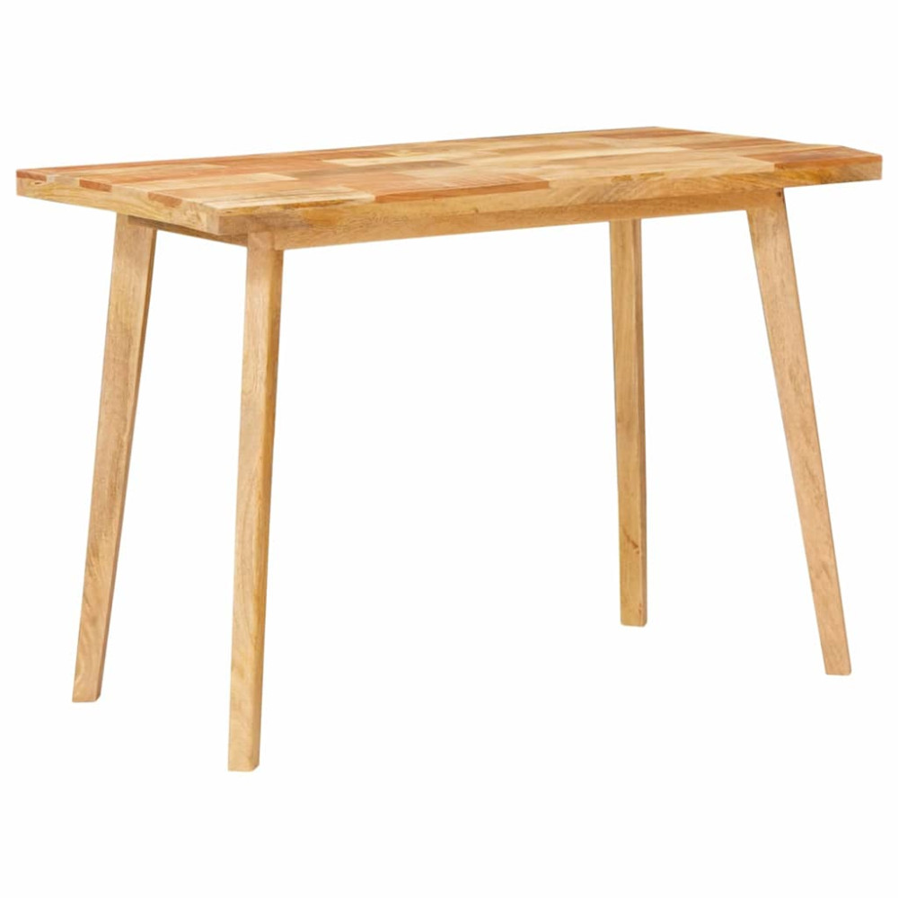 Produktbild för Matbord Naturfärg 100 x 55 x 75 cm Massivt mangoträ