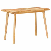 Produktbild för Matbord Naturfärg 100 x 55 x 75 cm Massivt mangoträ