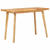 Produktbild för Matbord Naturfärg 100 x 55 x 75 cm Massivt mangoträ