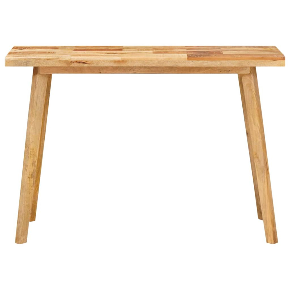 Produktbild för Matbord Naturfärg 100 x 55 x 75 cm Massivt mangoträ