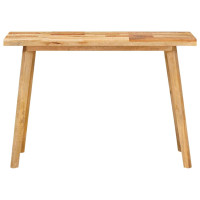 Produktbild för Matbord Naturfärg 100 x 55 x 75 cm Massivt mangoträ