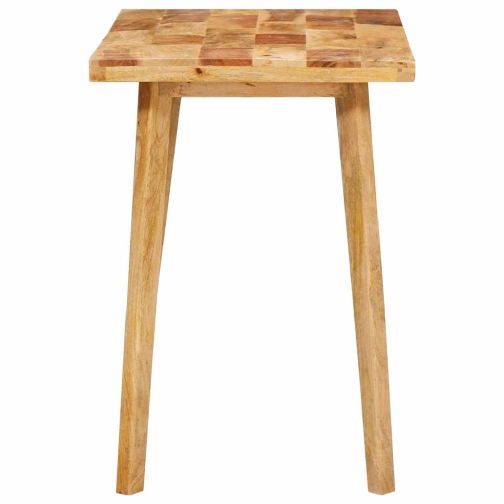 Produktbild för Matbord Naturfärg 100 x 55 x 75 cm Massivt mangoträ