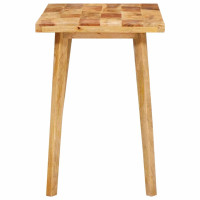Produktbild för Matbord Naturfärg 100 x 55 x 75 cm Massivt mangoträ