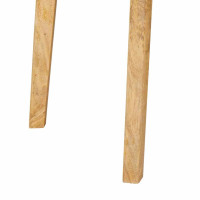 Produktbild för Matbord Naturfärg 100 x 55 x 75 cm Massivt mangoträ