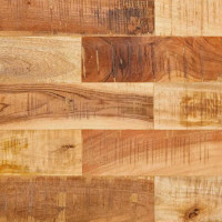 Produktbild för Matbord Naturfärg 100 x 55 x 75 cm Massivt mangoträ