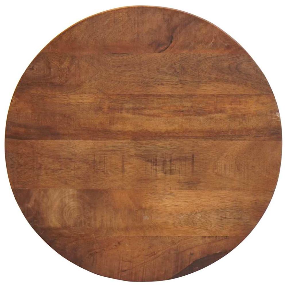 Produktbild för Nesting Kaffe Bord 3 pcs Honung brun Massivt Mangoträ och stål