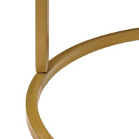 Produktbild för Nesting Kaffe Bord 3 pcs Mörkbrun Massivt Mangoträ och stål