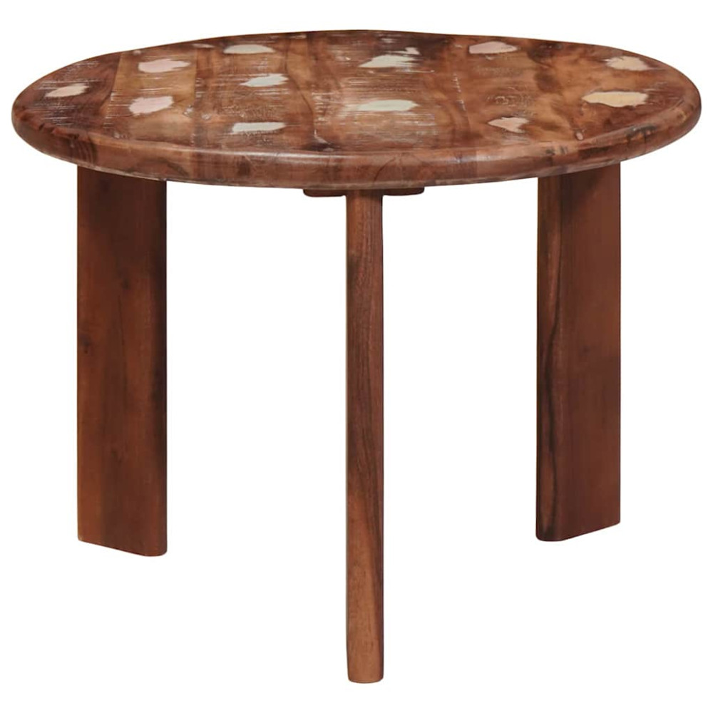 Produktbild för Nesting Kaffe Bord 2 pcs Flerfärgsdesign Massivt återvunnet trä