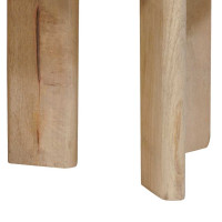 Produktbild för Nesting Kaffe Bord 2 pcs Svart Massivt mangoträ