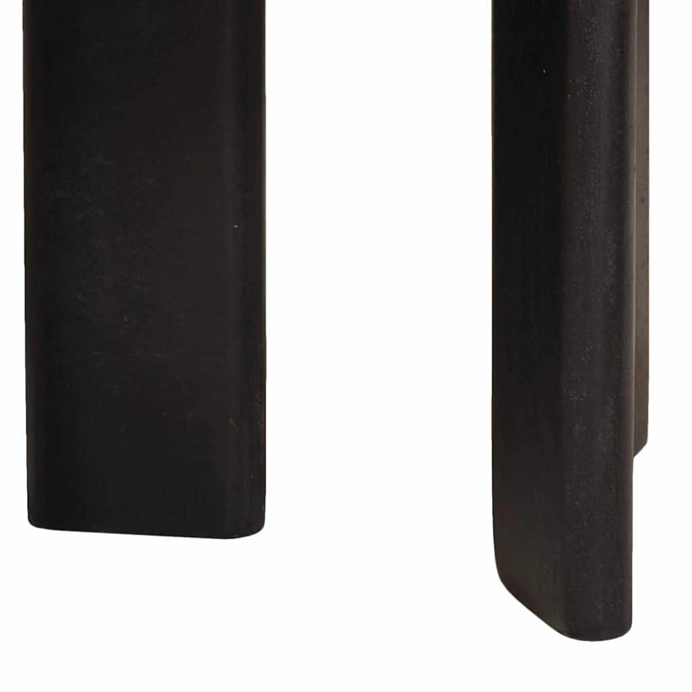 Produktbild för Nesting Kaffe Bord 2 pcs Vit Massivt mangoträ