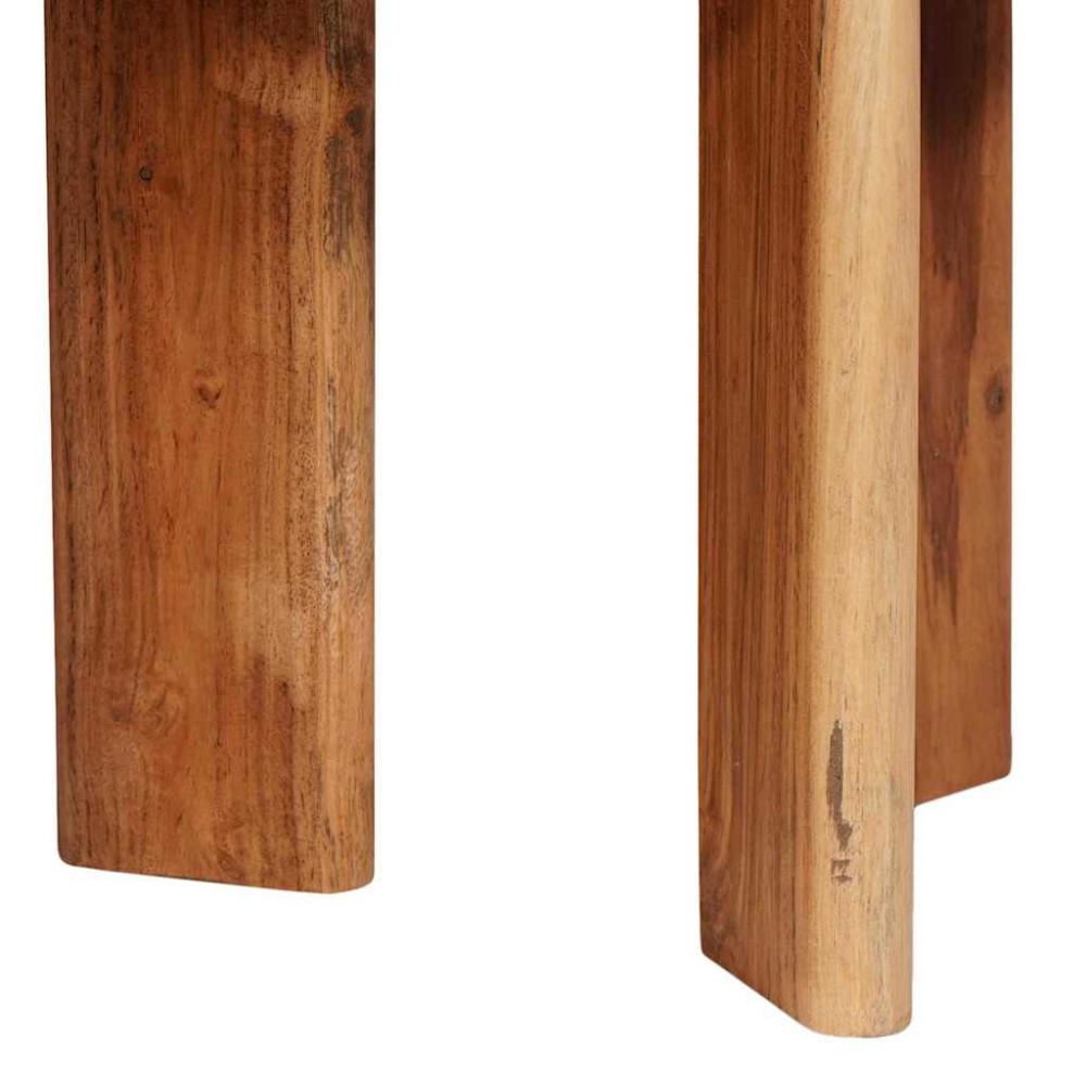 Produktbild för Nesting Kaffe Bord 3 pcs Brun Massivt Akaciaträ