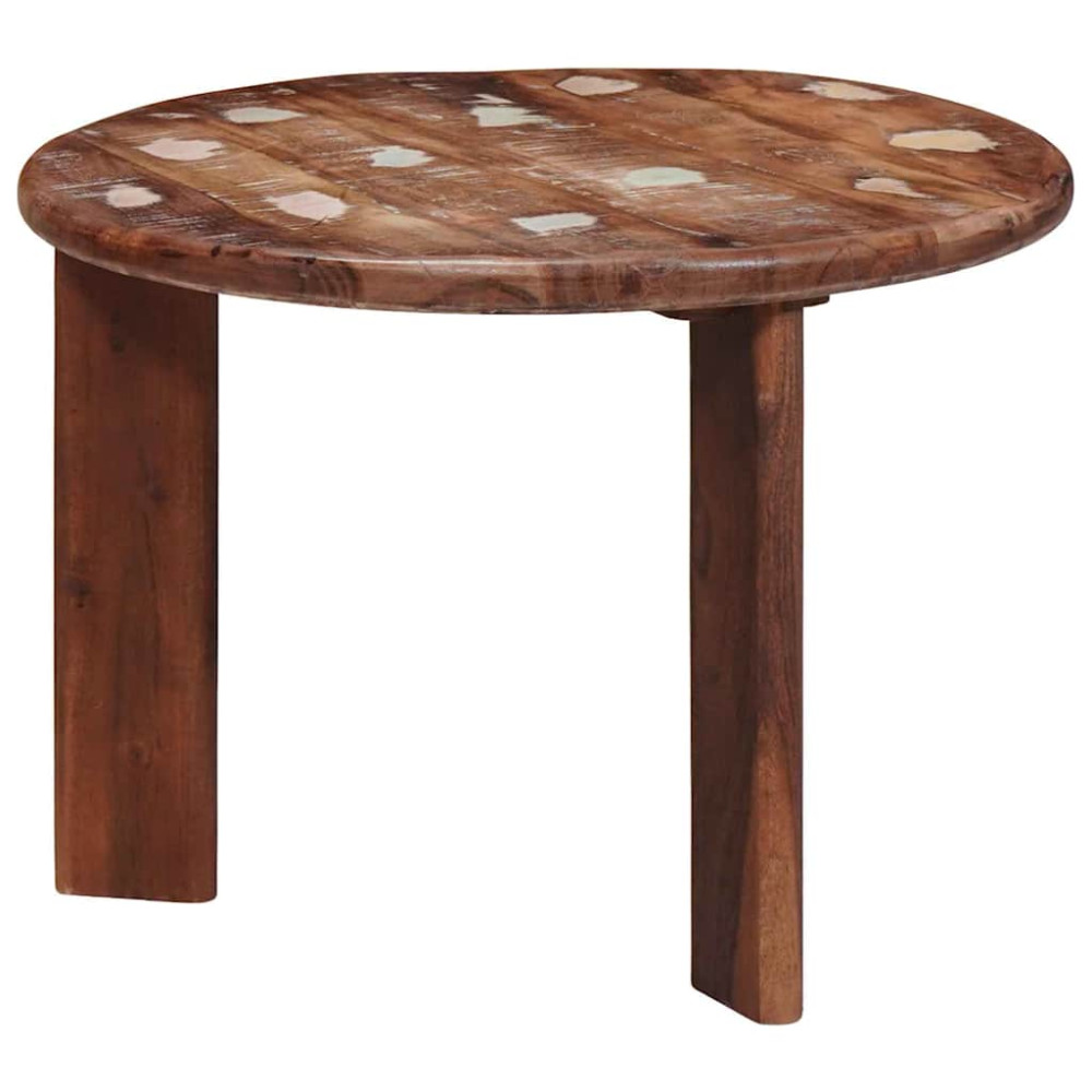 Produktbild för Nesting Kaffe Bord 3 pcs Flerfärgsdesign Massivt återvunnet trä