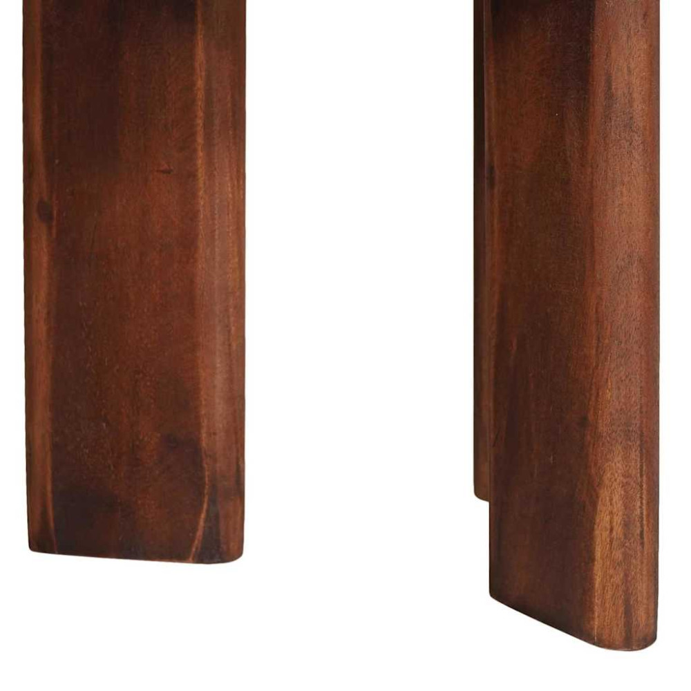 Produktbild för Nesting Kaffe Bord 3 pcs Flerfärgsdesign Massivt återvunnet trä