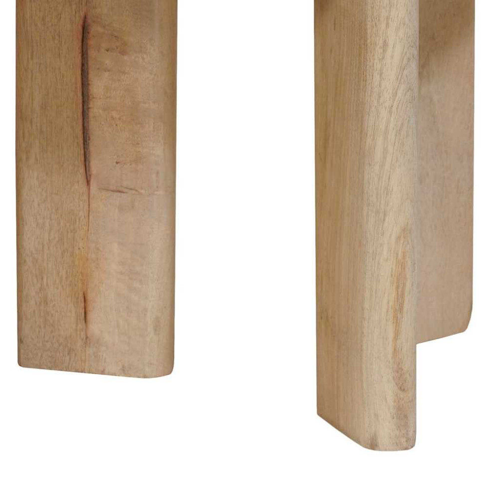 Produktbild för Nesting Kaffe Bord 3 pcs Svart Massivt mangoträ