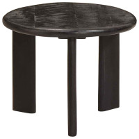 Produktbild för Nesting Kaffe Bord 3 pcs Vit Massivt mangoträ
