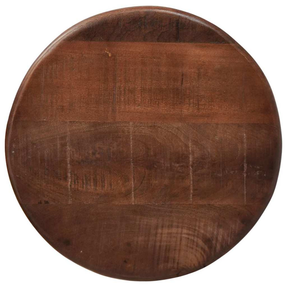 Produktbild för Nesting Kaffe Bord 3 pcs Mörkbrun Massivt mangoträ