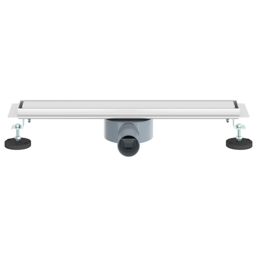 Produktbild för Duschavlopp 2-i-1 med 360° Siphon Silver 54 x 11 x 9,5 cm
