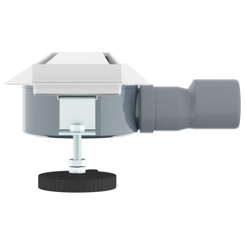 Produktbild för Duschavlopp 2-i-1 med 360° Siphon Silver 54 x 11 x 9,5 cm