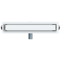 Produktbild för Duschavlopp 2-i-1 med 360° Siphon Silver 54 x 11 x 9,5 cm