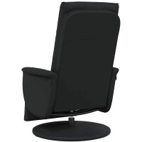 Produktbild för Svängbar massagefåtölj Svart 71 x 90 x 105 cm Konstläder