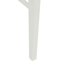 Produktbild för Matstol 2 pcs Vit och Naturlig 43 x 44,5 x 77 cm