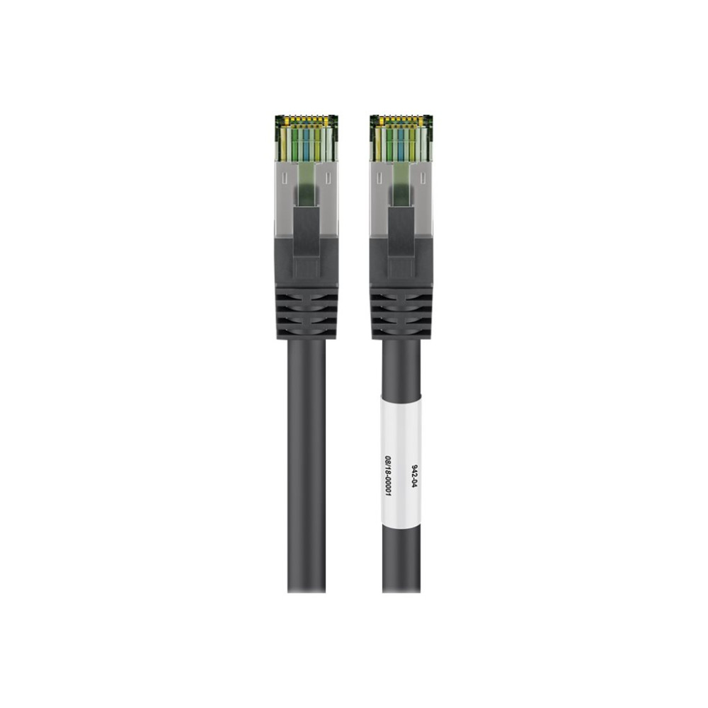 Produktbild för goobay patch-kabel - 25 m - svart