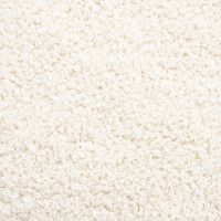 Produktbild för Barnsängram med sänggavel Gräddvit 80 x 200 cm Bouclé