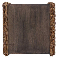 Produktbild för Kaffeebord Naturfärg 45 x 45 x 45 cm Massivt mahognyträ