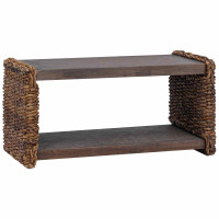 Produktbild för Kaffeebord Naturfärg 70 x 35 x 35 cm Massivt mahognyträ