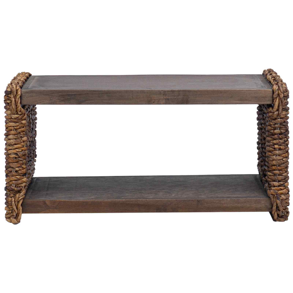 Produktbild för Kaffeebord Naturfärg 70 x 35 x 35 cm Massivt mahognyträ