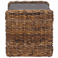 Produktbild för Kaffeebord Naturfärg 70 x 35 x 35 cm Massivt mahognyträ