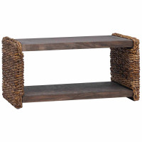 Produktbild för Kaffeebord Naturfärg 70 x 35 x 35 cm Massivt mahognyträ
