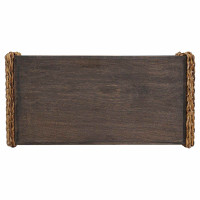 Produktbild för Kaffeebord Naturfärg 90 x 45 x 35 cm Massivt mahognyträ