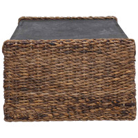 Produktbild för Kaffeebord Naturfärg 110 x 55 x 35 cm Massivt mahognyträ
