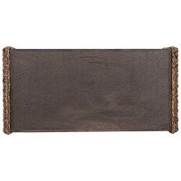 Produktbild för Kaffeebord Naturfärg 110 x 55 x 35 cm Massivt mahognyträ