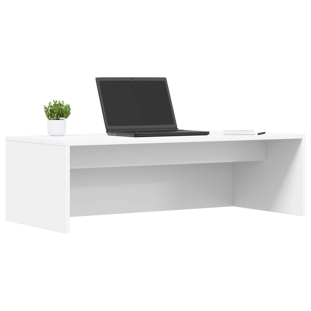 Produktbild för Väggmonterat skrivbord Vit 100 x 45 x 30 cm Konstruerat trä