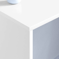 Produktbild för Väggmonterat skrivbord Vit 100 x 45 x 30 cm Konstruerat trä