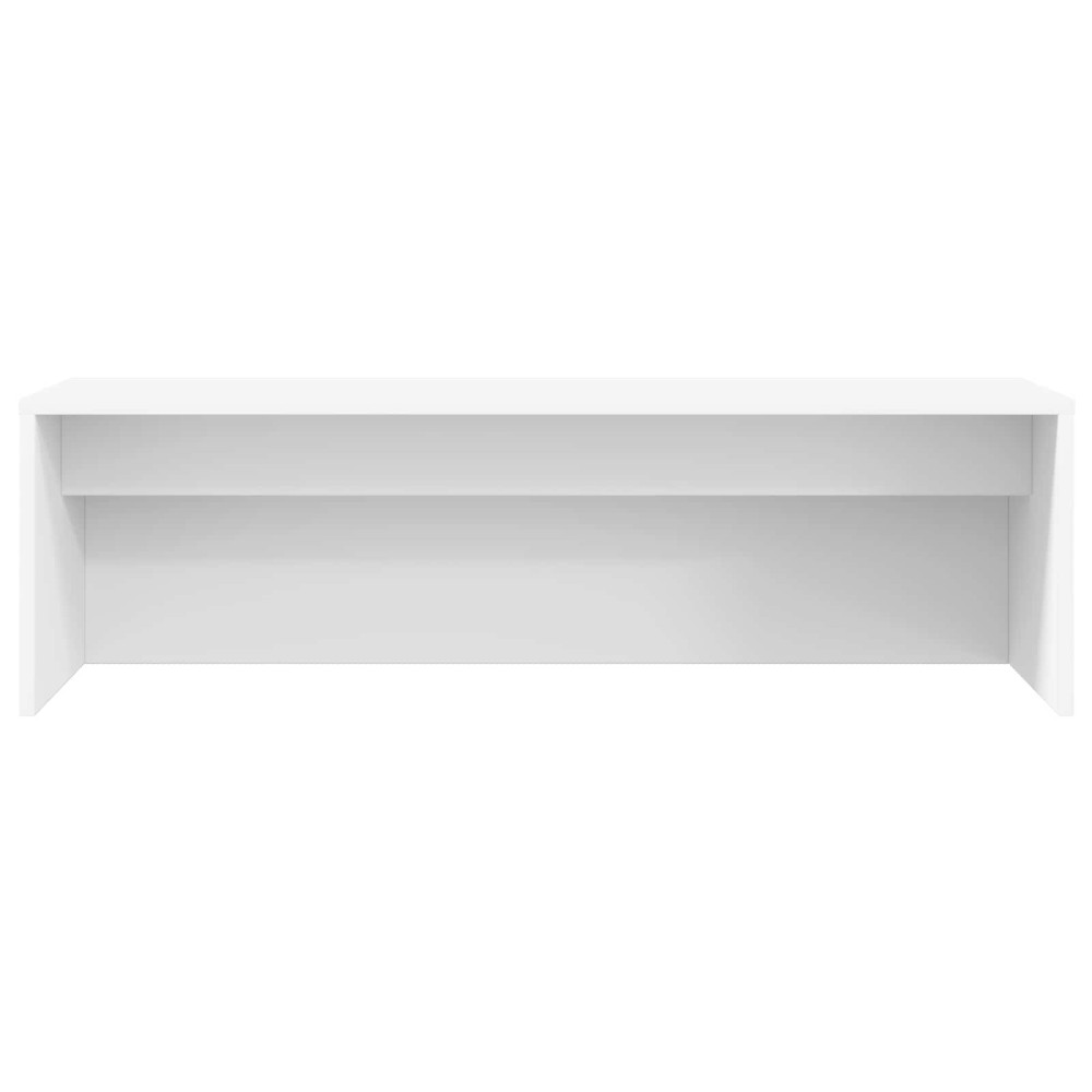 Produktbild för Väggmonterat skrivbord Vit 100 x 45 x 30 cm Konstruerat trä