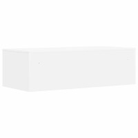 Produktbild för Väggmonterat skrivbord Vit 100 x 45 x 30 cm Konstruerat trä