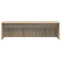 Produktbild för Väggmonterat skrivbord Väggmonterad Sonoma-ek 100 x 45 x 30 cm