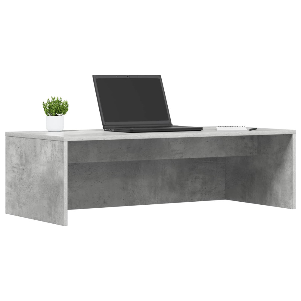 Produktbild för Väggmonterat skrivbord Väggmonterad Betonggrå 100 x 45 x 30 cm