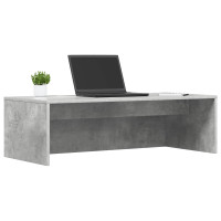 Produktbild för Väggmonterat skrivbord Väggmonterad Betonggrå 100 x 45 x 30 cm