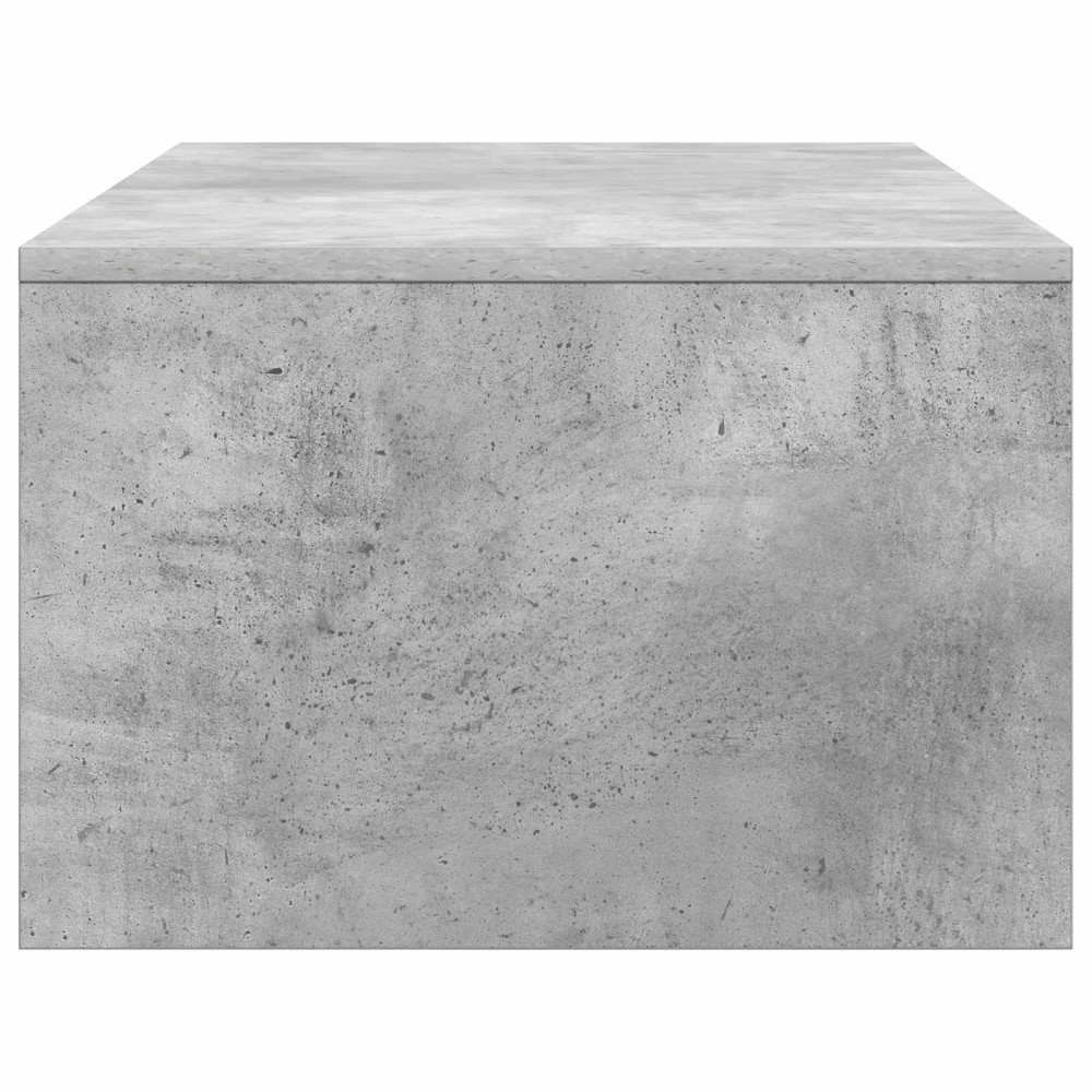 Produktbild för Väggmonterat skrivbord Väggmonterad Betonggrå 100 x 45 x 30 cm