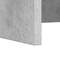 Produktbild för Väggmonterat skrivbord Väggmonterad Betonggrå 100 x 45 x 30 cm