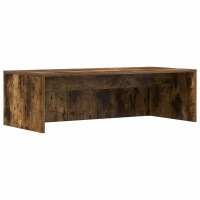Produktbild för Väggmonterat skrivbord Rökt ek 100 x 45 x 30 cm Konstruerat trä