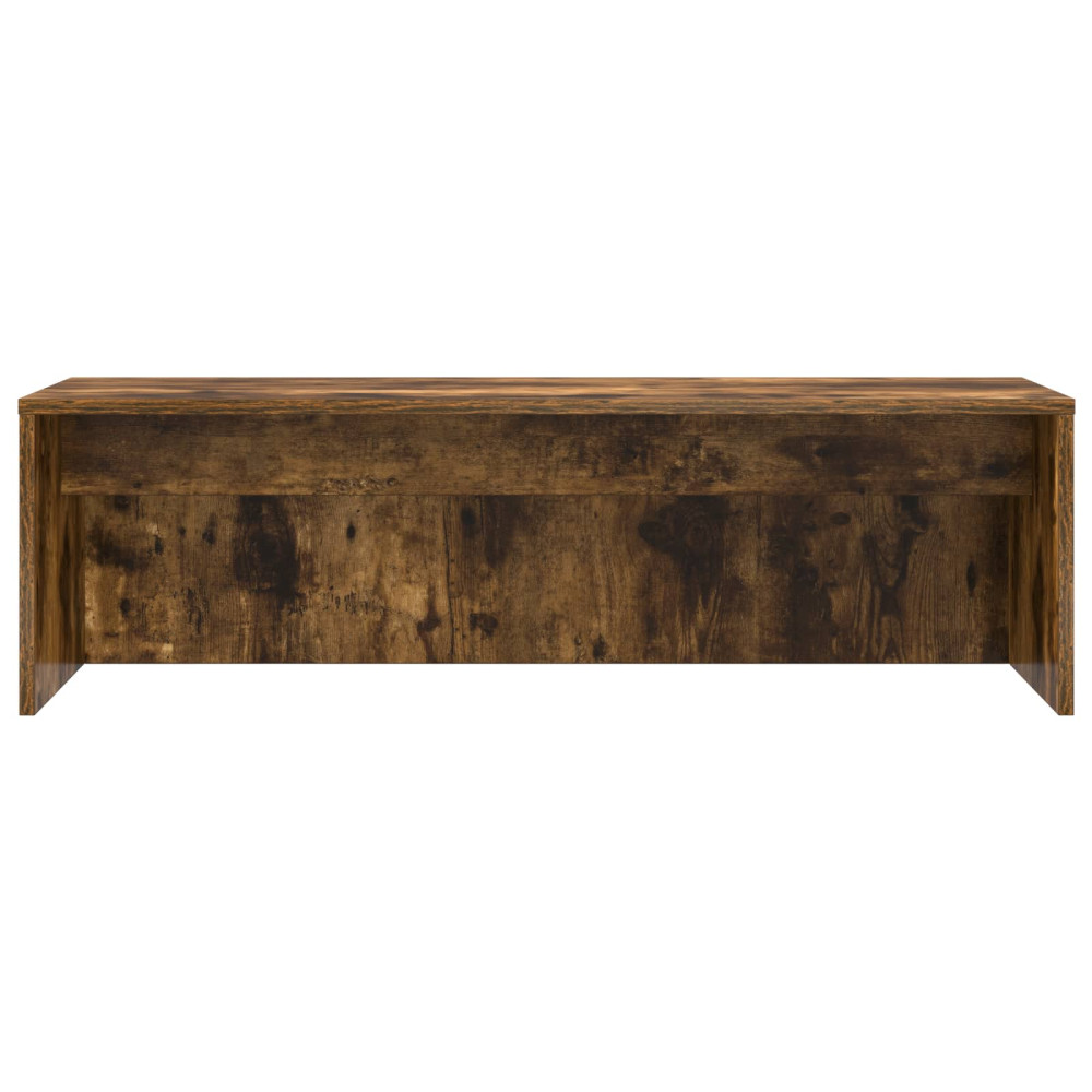 Produktbild för Väggmonterat skrivbord Rökt ek 100 x 45 x 30 cm Konstruerat trä