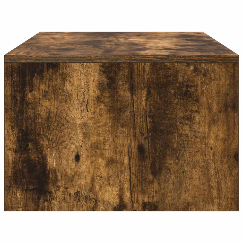 Produktbild för Väggmonterat skrivbord Rökt ek 100 x 45 x 30 cm Konstruerat trä